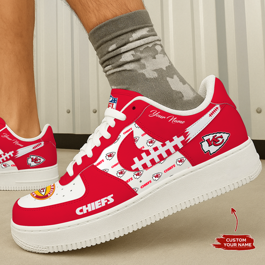 KC x NFL Personalized AF1 Shoes DatND DVT
