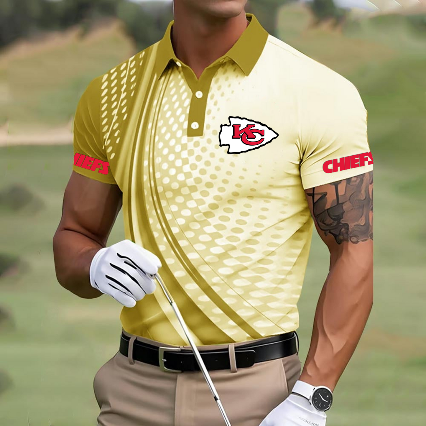 KC x NFL Polo Shirt DATND TANTD