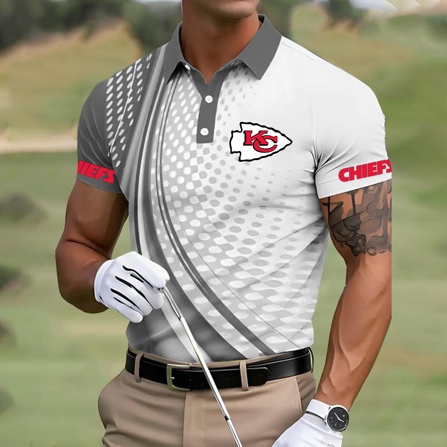 KC x NFL Polo Shirt DATND TANTD