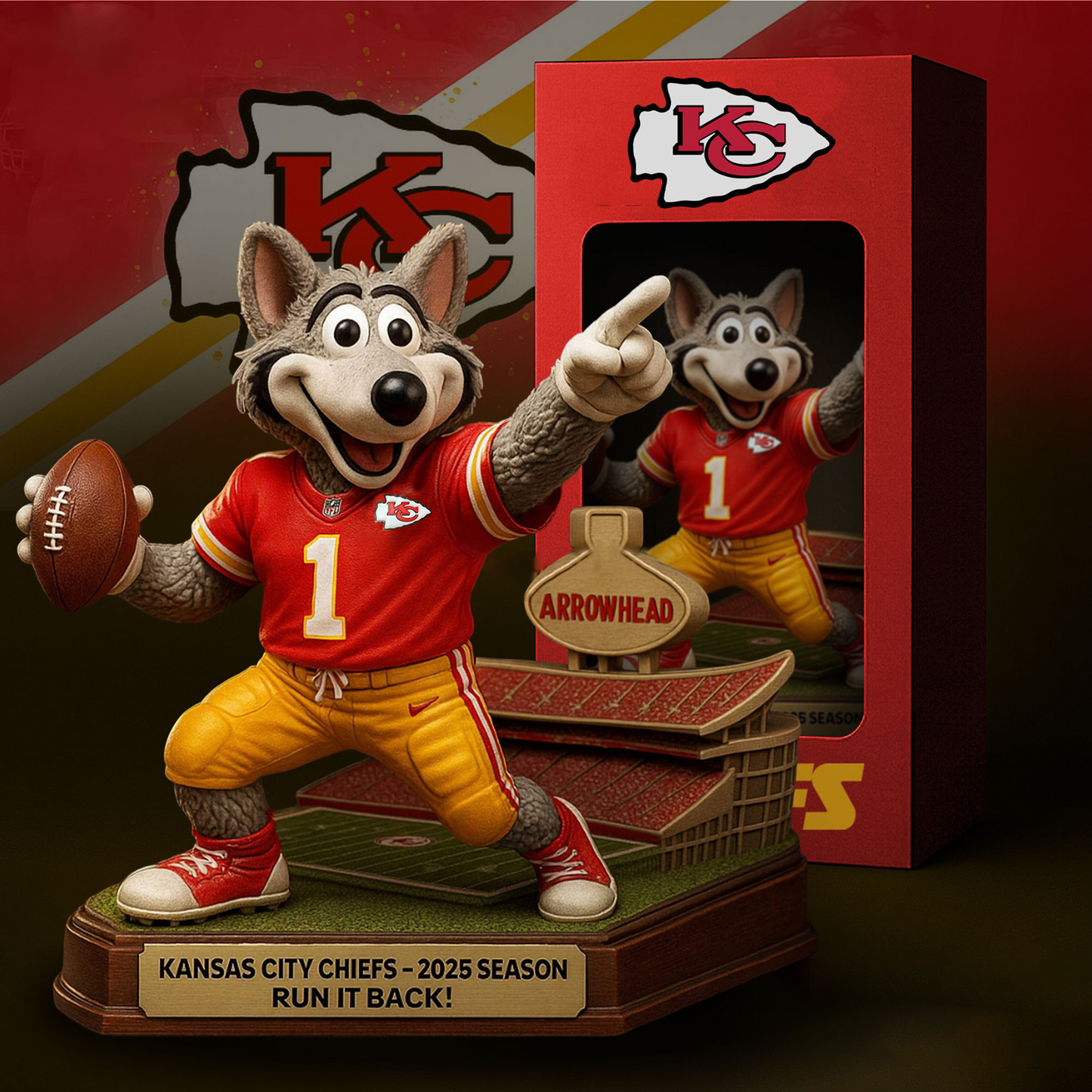 KC x NFL Premium Acrylic Plaque DATND TANTD