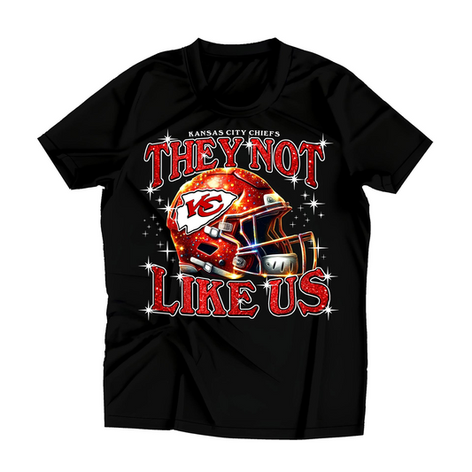 KC x NFL T-Shirt They Not Like Us DATND TANTD