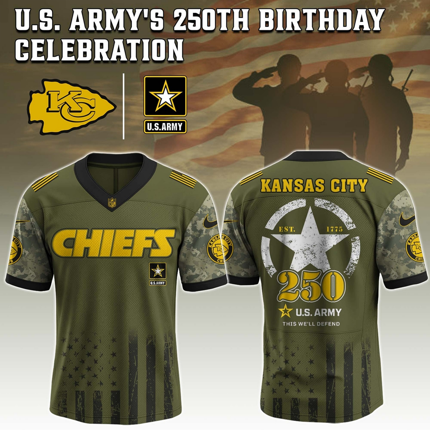 KC x U.S. Army 250th Birthday Celebration DatND DVT