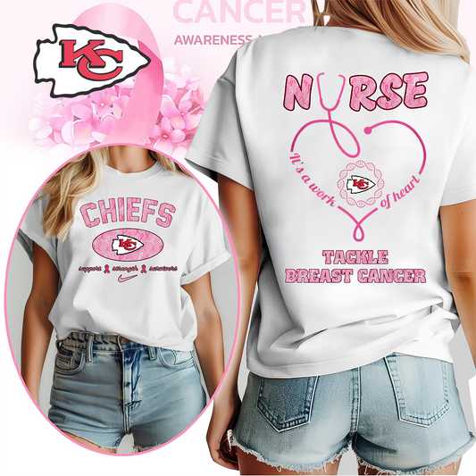 KCC Nurse Tackle Breast Cancer 3D Shirt DDT CTND