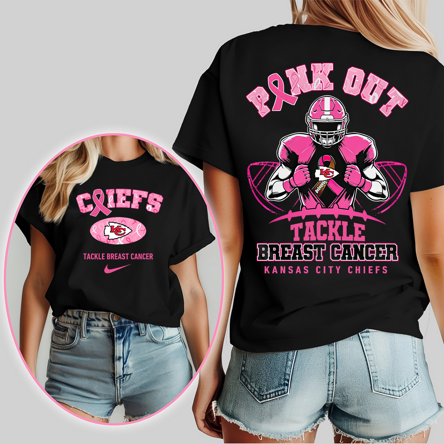 KCC Pink Out - Tackle Breast Cancer 3D Shirt DDT 060825 CTND