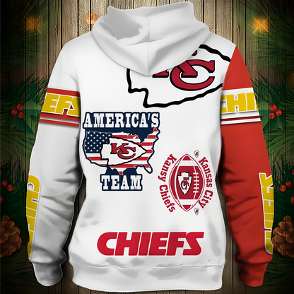 KCC Premium NFL V3 3D Graphic Hoodie DDT NTL