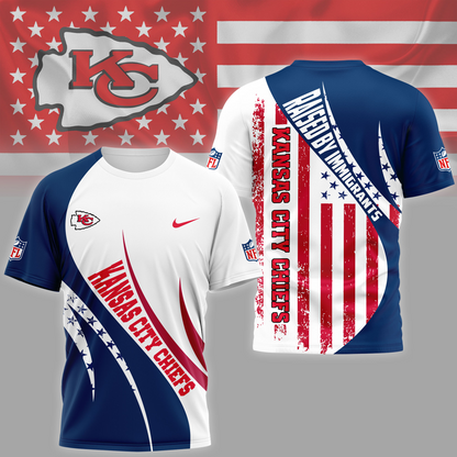 KCC Premium NFL Raised By Immigrants 3D Shirt DDT NTL