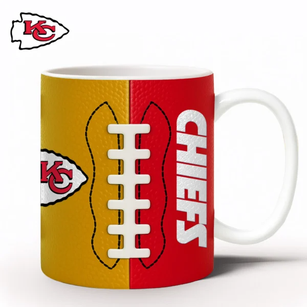KCC Premium NFL Split Color Ceramic Mug DDT HLPhuong