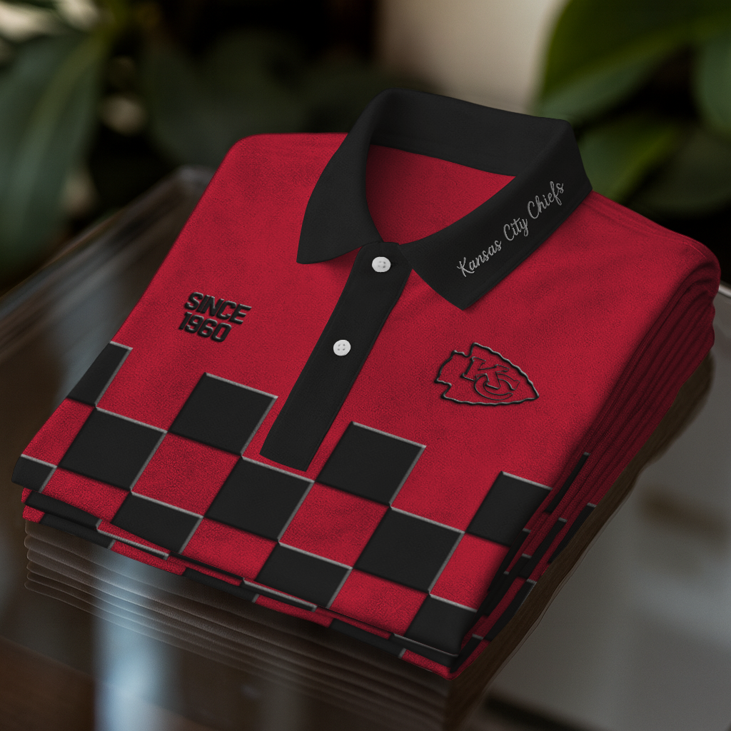 KCC x NFL Embossed Retro Polo Shirt DDT NTL