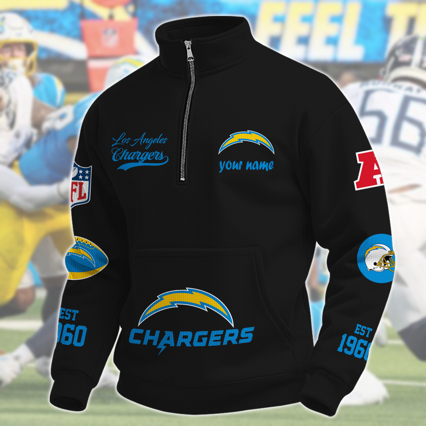 LAC  x NFL Quarter-Zip Sweatshirt DatND DVT