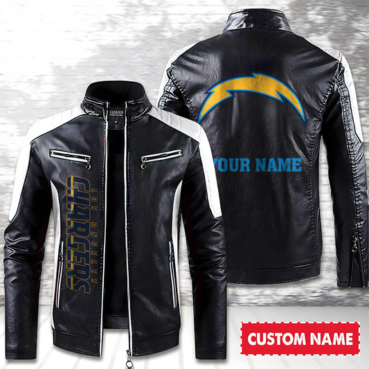 LAC American Football Men Leather Jacket Custom Any Name Gifts DatND DVT