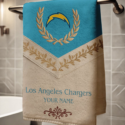 LAC Football New Bath Towel Custom Name DATND TANTD