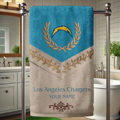 LAC Football New Bath Towel Custom Name DATND TANTD