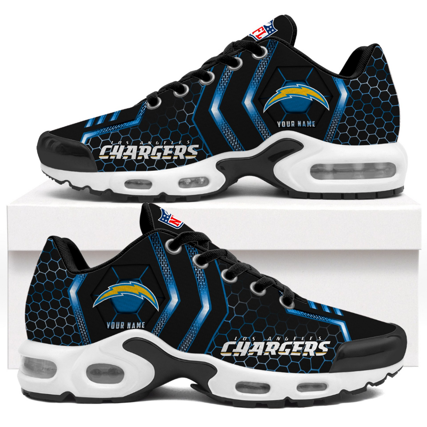 LAC NFL Personalized Air Max Shoes Exclusive DDT CTND