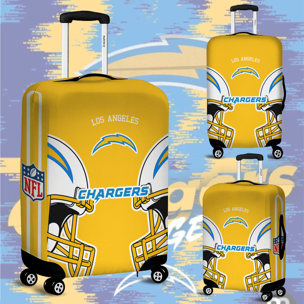LAC NFL V2 Luggage Cover Suitcase Protector DDT NTL