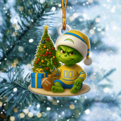 LAC NFL x Grinch Premium Ornament DDT NTL