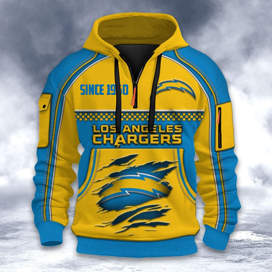 LAC Premium NFL Multicolor V2 Zip Hoodie DDT CTND