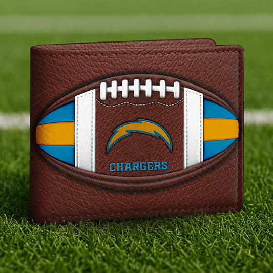 LAC x NFL Football Men Special Brown Wallet DATND TANTD
