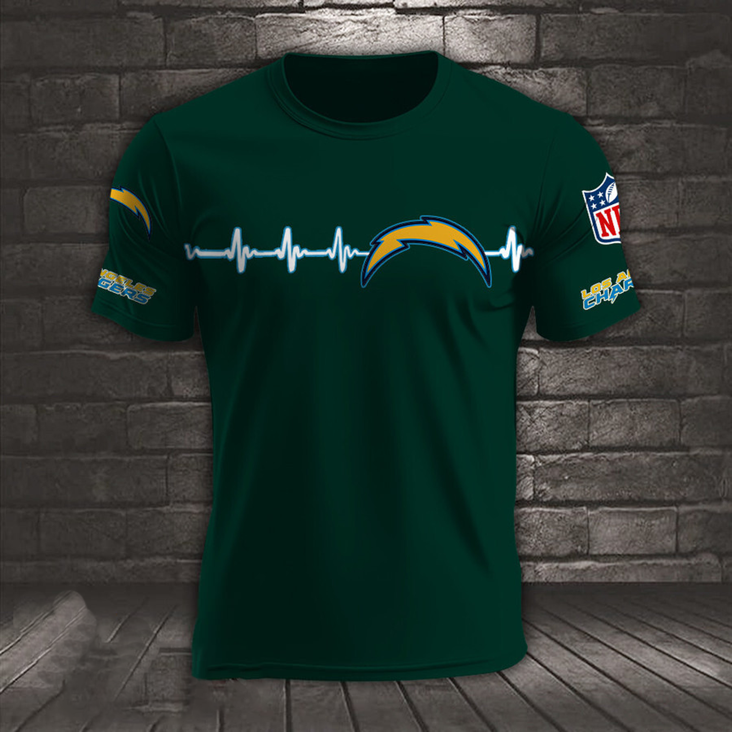 LAC x NFL Heart Rate Map Special 3D Shirt DatND ThuongNH