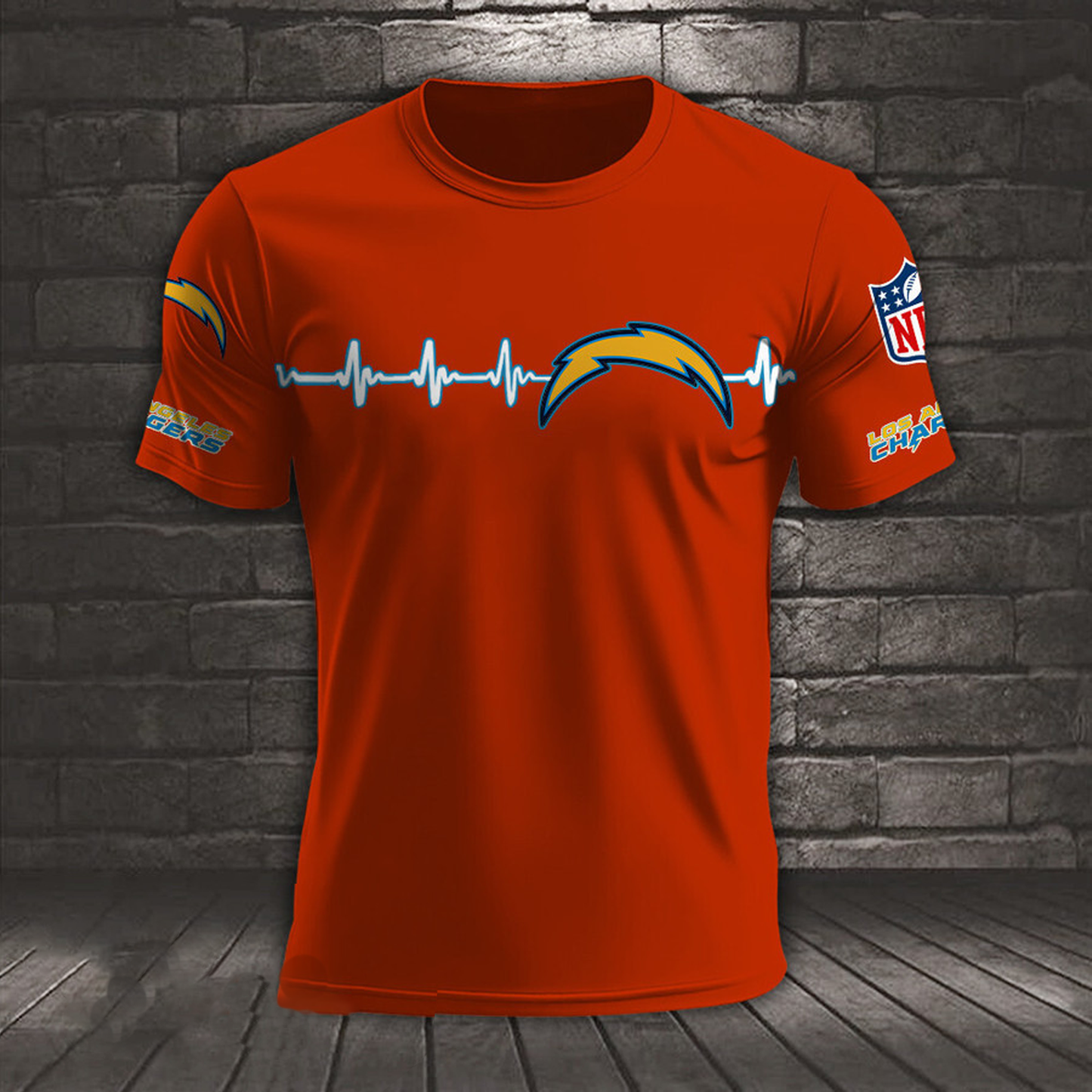 LAC x NFL Heart Rate Map Special 3D Shirt DatND ThuongNH