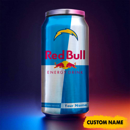 LAC x NFL Mix RedB Drink Can Tumbler Custom Any Name DATND TANTD