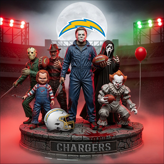 LAC x NFL Personalized Acrylic Block Plaque Halloween