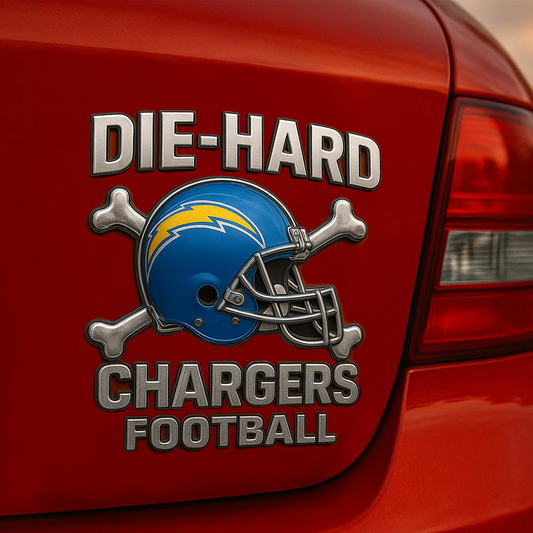 LAC x NFL Premium 3D Car Name Badge DATND DVT