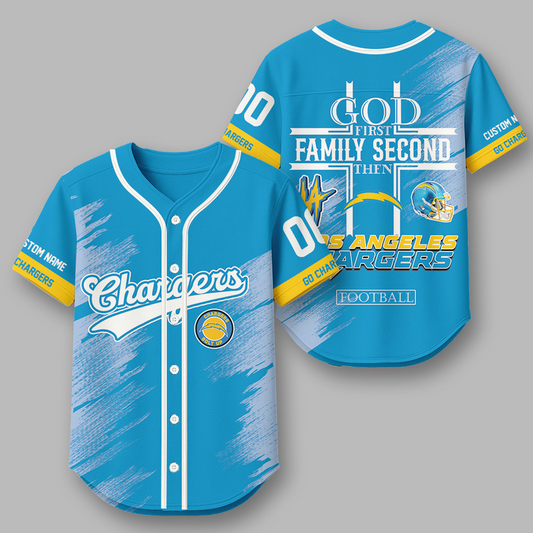 LAC x NFL Premium NFL Baseball Jersey DATND TANTD