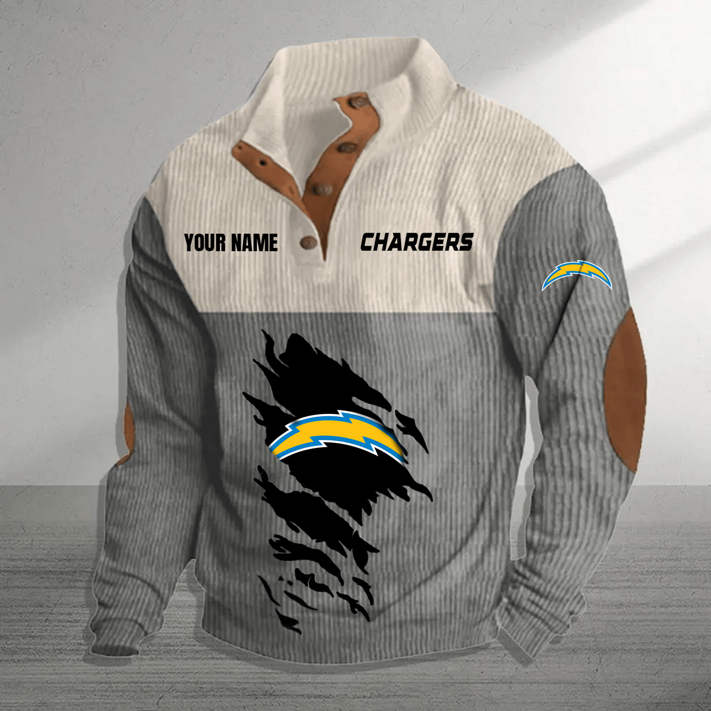 LAC x NFL Premium Personalized Game-Day Pullover DATND TANTD