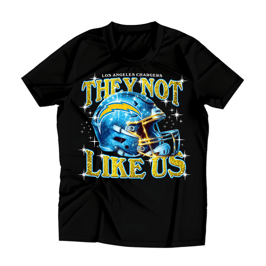 LAC x NFL T-Shirt They Not Like Us DATND TANTD