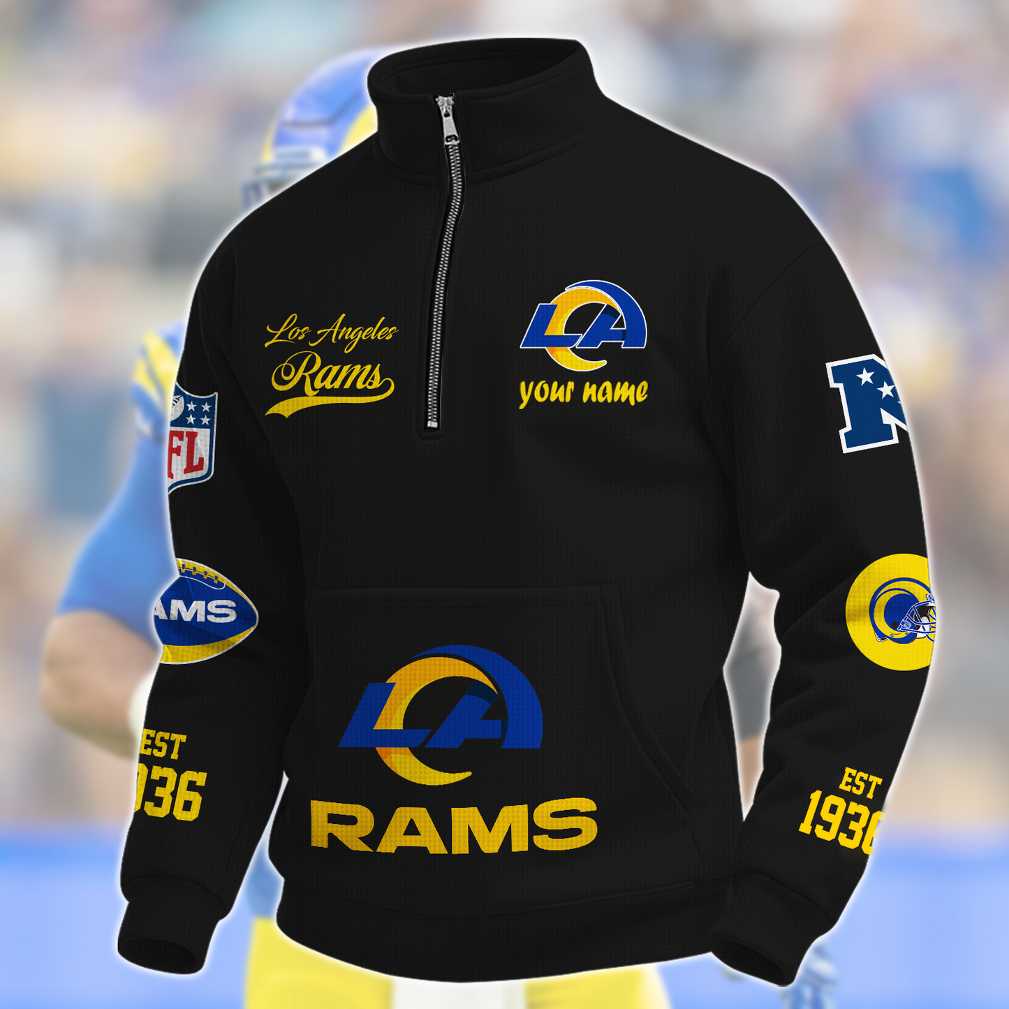 LAR  x NFL Quarter-Zip Sweatshirt DatND DVT