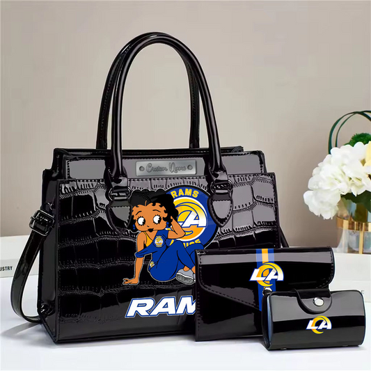 LAR Embossed three-piece handbag set DatND DVT