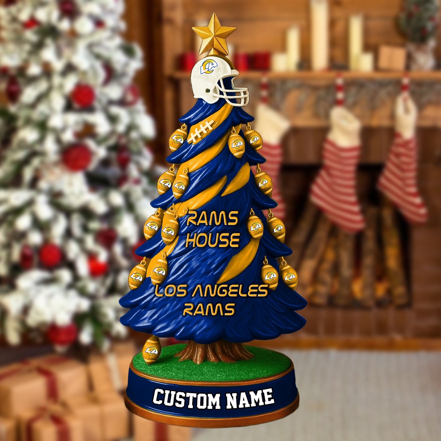 LAR NFL Acrylic Block Gift For Fans DDT CTND