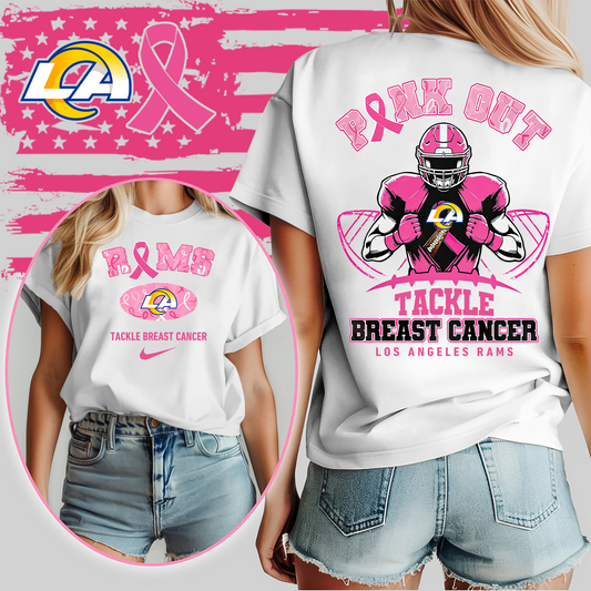 LAR Pink Out - Tackle Breast Cancer 3D Shirt DDT CTND