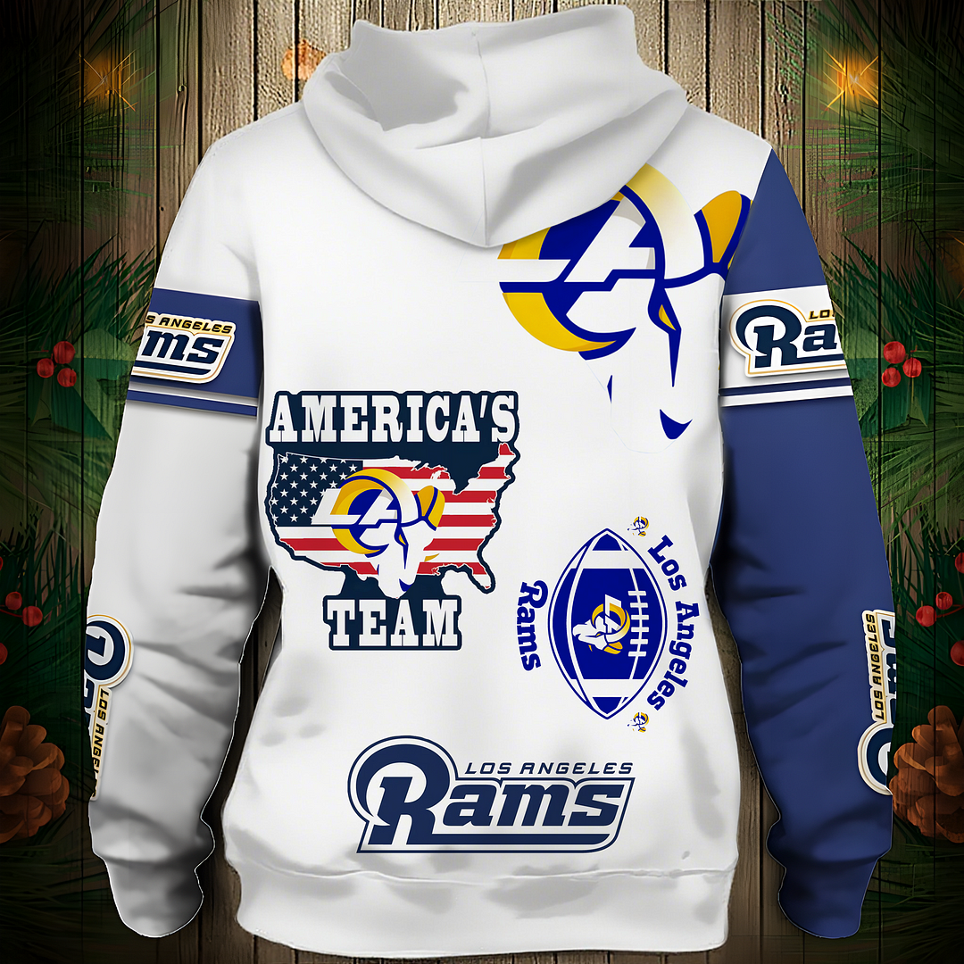 LAR Premium NFL V3 3D Graphic Hoodie DDT NTL