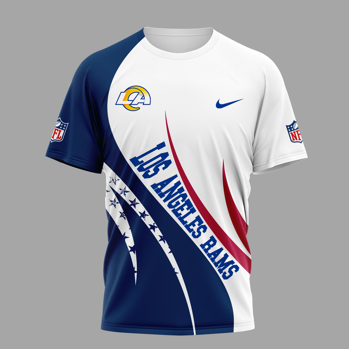 LAR Premium NFL Raised By Immigrants 3D Shirt DDT NTL