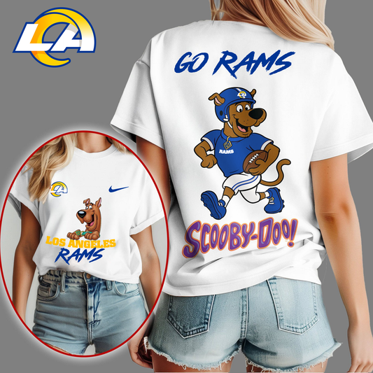 LAR Premium NFL Scooby-Doo Fan Women‘s Shirt DDT CTND