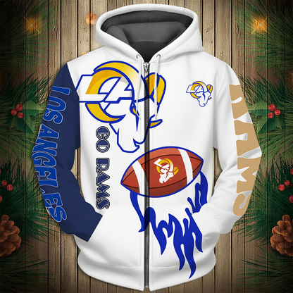 LAR Premium NFL V3 3D Graphic Hoodie DDT NTL