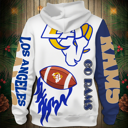 LAR Premium NFL V3 3D Graphic Hoodie DDT NTL