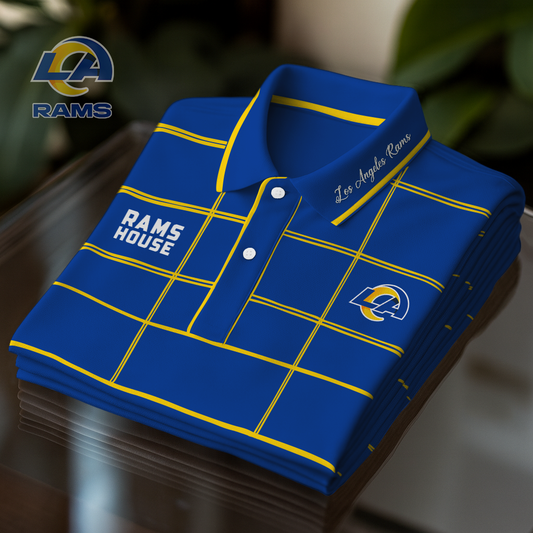 LAR Premium NFL V2 Polo Shirt DDT CTND