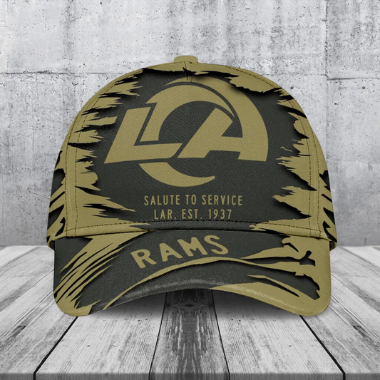 LAR x NFL 2025 Salute to Service Classic Cap DATND TANTD