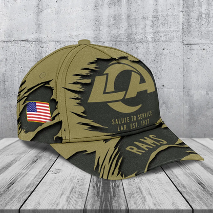 LAR x NFL 2025 Salute to Service Classic Cap DATND TANTD