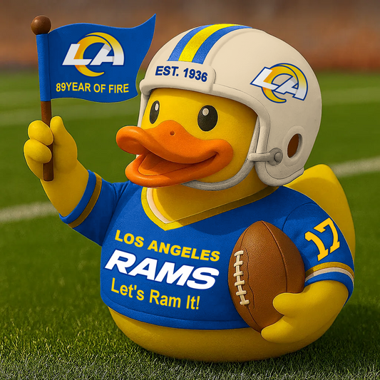 LAR x NFL Anniversary Rubber Duck DATND TANTD