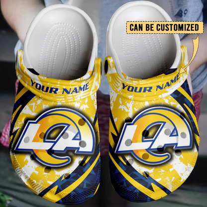 LAR x NFL Crocs Crocband Clogs Shoes DatND DVT
