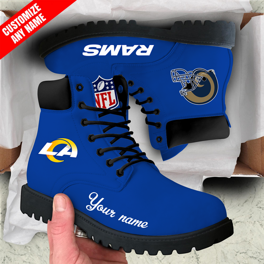 LAR x NFL Custom Leather Boots DATND TANTD
