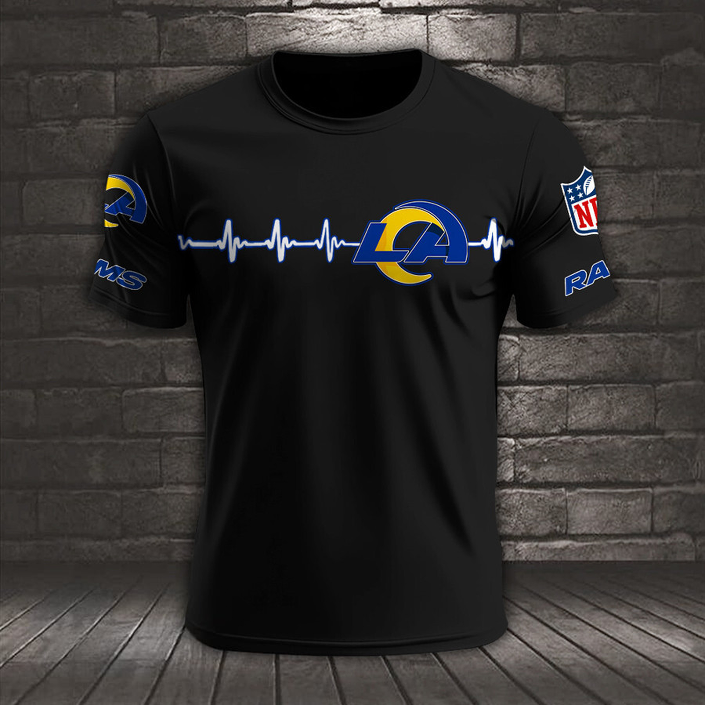 LAR x NFL Heart Rate Map Special 3D Shirt DatND ThuongNH