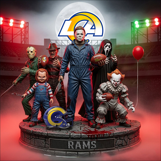 LAR x NFL Personalized Acrylic Block Plaque Halloween