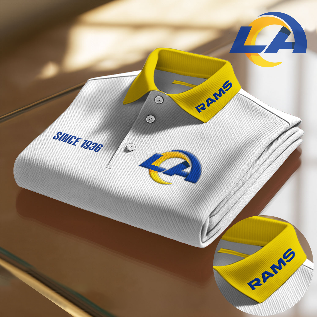 LAR x NFL Premium Polo Shirt  DatND DVT