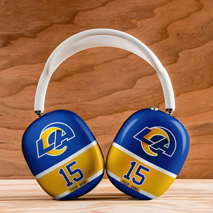 LAR x NFL Special Airpod Max Case Cover Personalized DATND TANTD