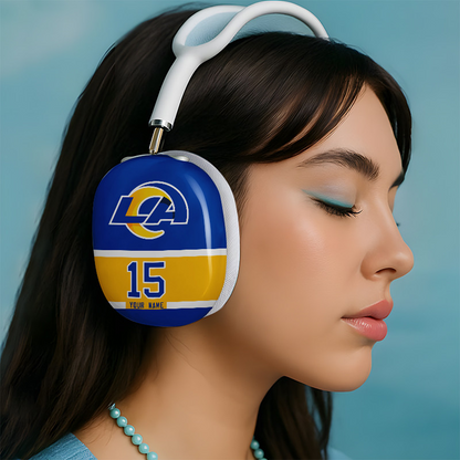 LAR x NFL Special Airpod Max Case Cover Personalized DATND TANTD