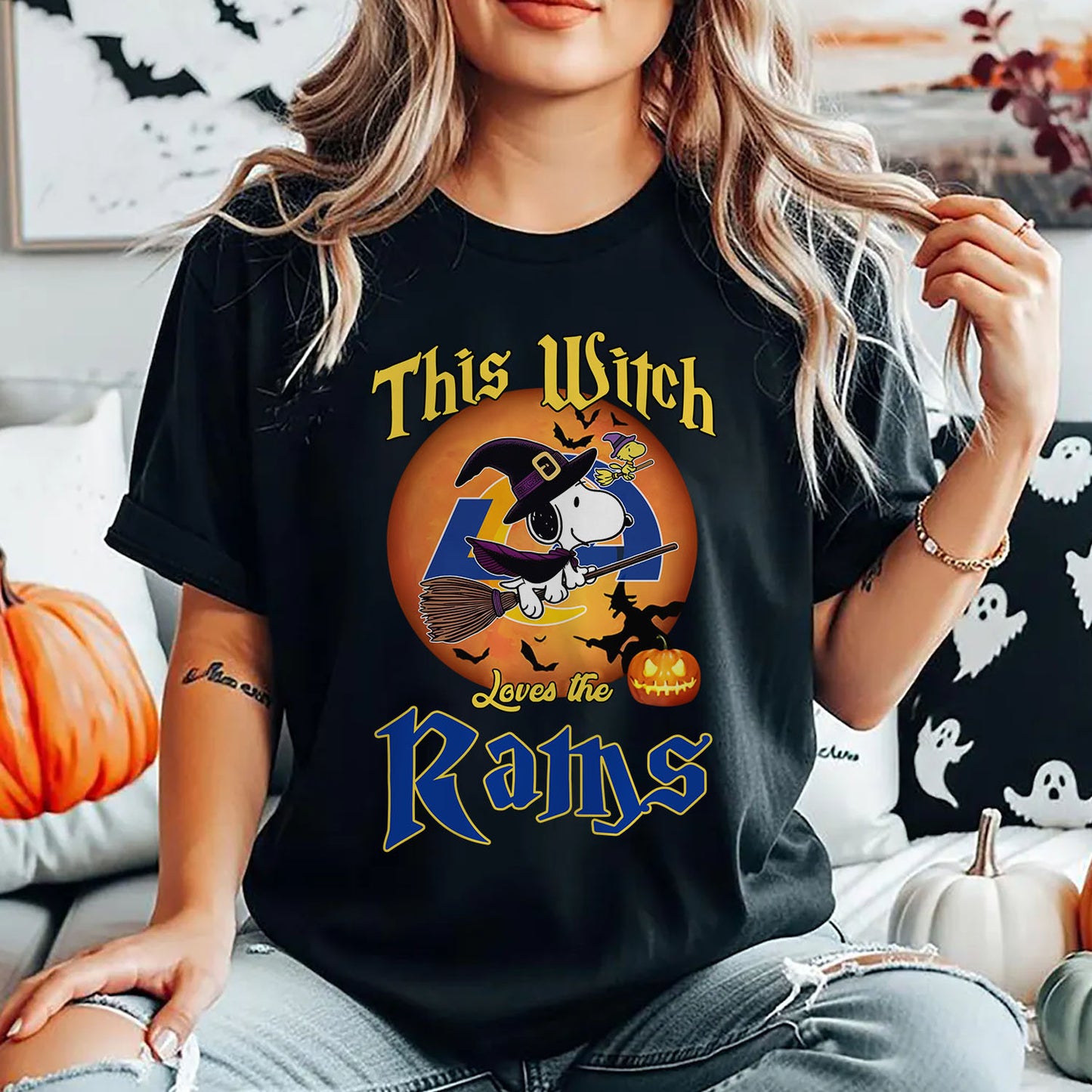 LAR x NFL This Witch Snoopy Love This 2D Shirt DatND DVT